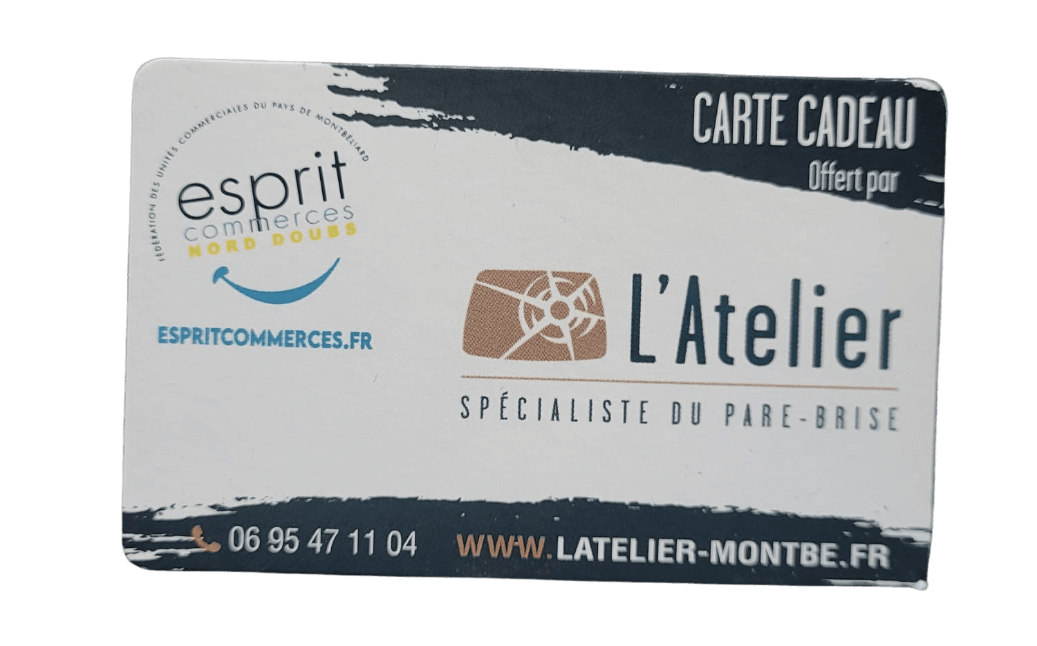 Carte cadeau Esprit Commerces offerte par L'Atelier